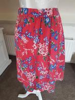 Rode gebloemde damesrok maat 46, Kleding | Dames, Maat 46/48 (XL) of groter, Ophalen of Verzenden, Zo goed als nieuw, C&A