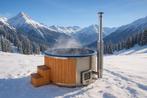 Nieuwe houtgestookte  hottub vol met luxe, Tuin en Terras, Bubbelbaden en Hottubs, ., Grondzeil, Nieuw, Ophalen of Verzenden