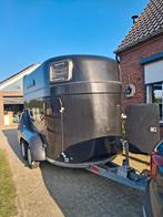 2 paards trailer  met aluminium bodem!!!, Ophalen, Zo goed als nieuw, Polyester, 2-paards trailer