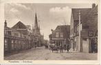 Voorschoten (Z.H.) Schoolstraat, Volk, Hondenkar, Tramrails, Verzenden, Voor 1920, Ongelopen, Zuid-Holland