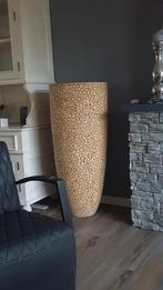 Mooie sjieke plantenbak trendy wood, Tuin en Terras, Ophalen, Overige materialen, 40 cm of meer, Rond