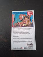 Legoland Discovery Centre 20% korting, Tickets en Kaartjes, Drie personen of meer, Kortingsbon, Overige typen
