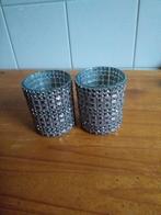 Houders voor waxinelichtjes alles voor € 3.50, Huis en Inrichting, Ophalen, Zo goed als nieuw, Overige materialen, Minder dan 25 cm