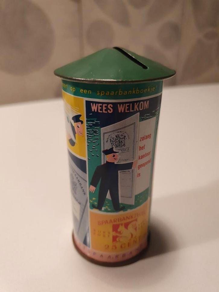 Zeer mooi Rijkspostspaarbank spaarblikje

1950 €20, Verzamelen, Spaarpotten, Zo goed als nieuw, Dier, Ophalen of Verzenden