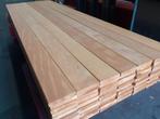 Bilinga vlonderplanken dubbelzijdig glad 25x140x3000mm, Planken, Nieuw, Ophalen of Verzenden, Hardhout