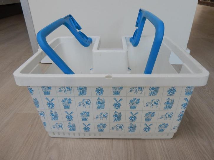 Fietskrat afneembaar draagbaar Oud Hollandse stijl kratje, Fietsen en Brommers, Fietsaccessoires | Fietsmanden, Gebruikt, Fietskrat