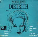 MARLENE DIETRICH  - Bitte geh' nicht fort (Ne me quitte pas), Gebruikt, 7 inch, Single, Ophalen of Verzenden