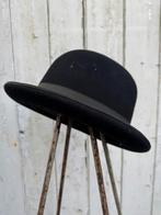 Twee oude bolhoedjes vilt zwart, Antiek en Kunst, Ophalen