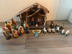 Kerststal met beeldjes, Diversen, Ophalen of Verzenden, Gebruikt