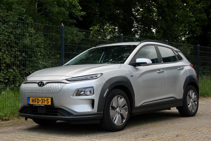 Hyundai Kona EV 64kWh 2020 Grijs, Auto's, Hyundai, Bedrijf, Kona, ABS, Achteruitrijcamera, Adaptive Cruise Control, Airbags, Alarm