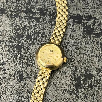 14 karaats gouden horloge dames antiek beschikbaar voor biedingen