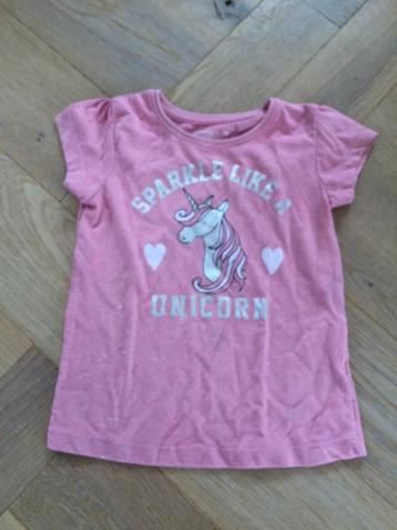 Leuk zomers shirt met opdruk unicorn maat 104 beschikbaar voor biedingen