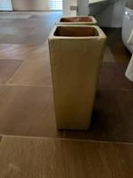 Geatis iohalen twee pitten goudkkeurig, Huis en Inrichting, Woonaccessoires | Vazen, Ophalen, Overige kleuren, Minder dan 50 cm