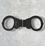 Alcyon Scharnier Stalen Handboeien met Dubbel Slot, Zwart, Verzenden, Overige soorten, Overige gebieden, Overige typen