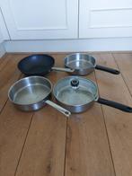 BK pannenset, Huis en Inrichting, Ophalen, Rvs, Pannenset