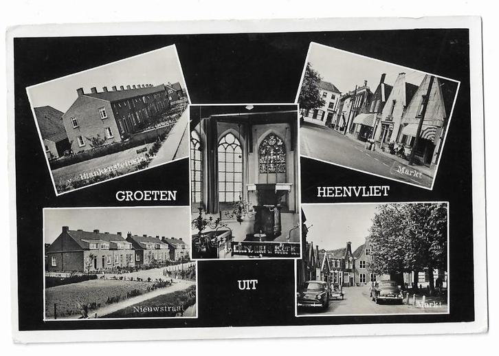 Groeten uit Heenvliet, Verzamelen, Ansichtkaarten | Nederland, Gelopen, Zuid-Holland, 1960 tot 1980, Verzenden