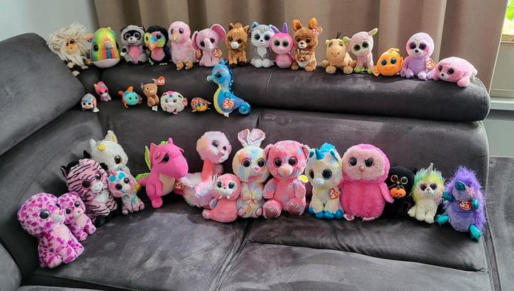 Grote Collectie originele Ty Knuffels, Kinderen en Baby's, Speelgoed | Knuffels en Pluche, Zo goed als nieuw, Overige typen, Ophalen of Verzenden