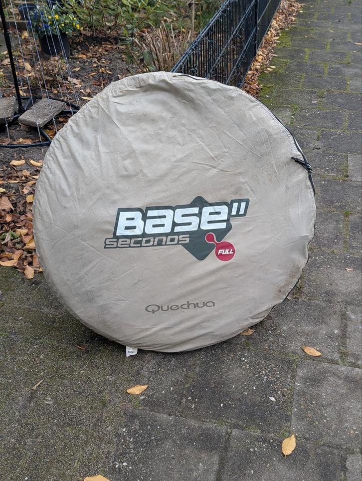 Quechua Base Seconds Opgooitent, Caravans en Kamperen, Tenten, tot en met 2, Gebruikt, Ophalen