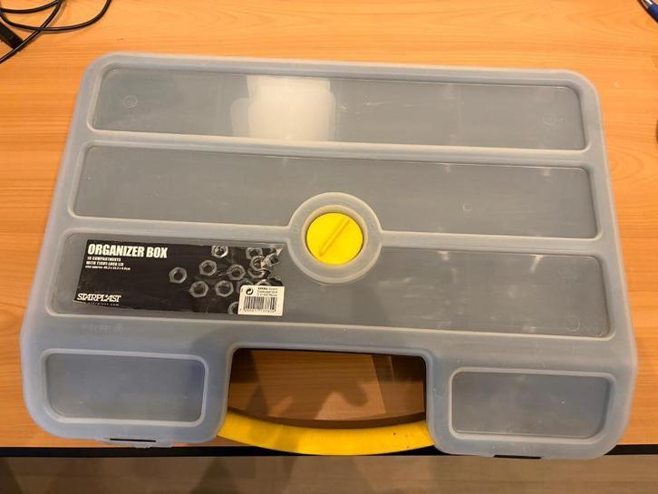 Opbergbox 19 vakken voor o.a. schroeven of anders ZGAN, Doe-het-zelf en Verbouw, Overige Doe-het-zelf en Verbouw, Zo goed als nieuw