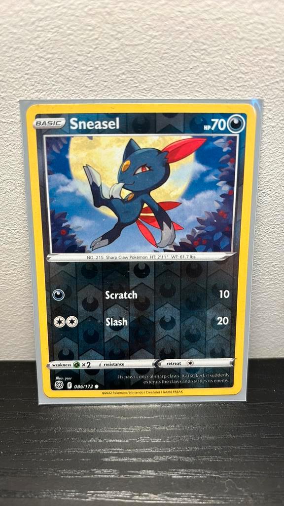 Sneasel 086/172 brilliant stars reverse holo pokemon kaart, Hobby en Vrije tijd, Verzamelkaartspellen | Pokémon, Nieuw, Boosterbox