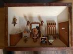 Houten Kapsalon Diorama - Drie D, Overige merken, Gebruikt, 1:50 of kleiner, Overige typen