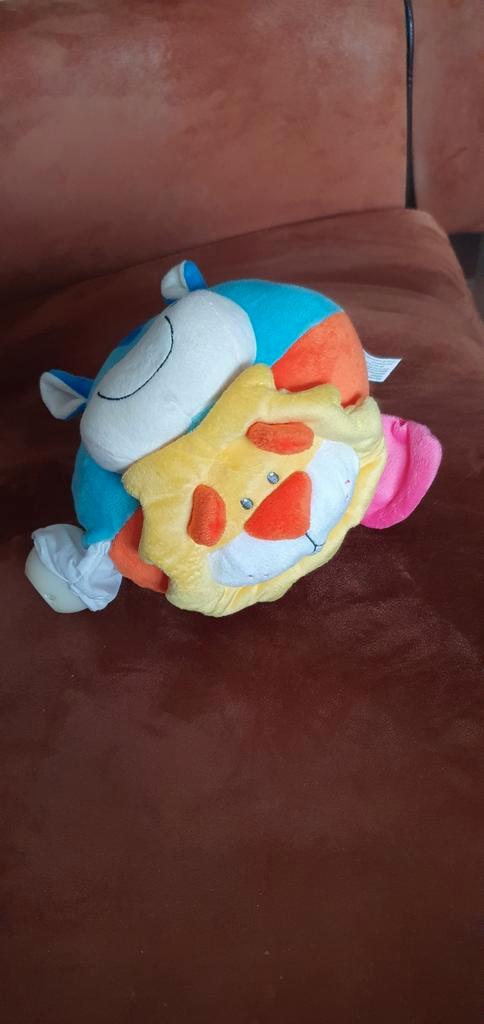 Pluche speel bal met dieren geluiden., Kinderen en Baby's, Speelgoed | Babyspeelgoed, Zo goed als nieuw, Overige typen, Met geluid