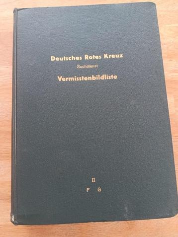 Vermisstenbildliste (Deel FG II) beschikbaar voor biedingen