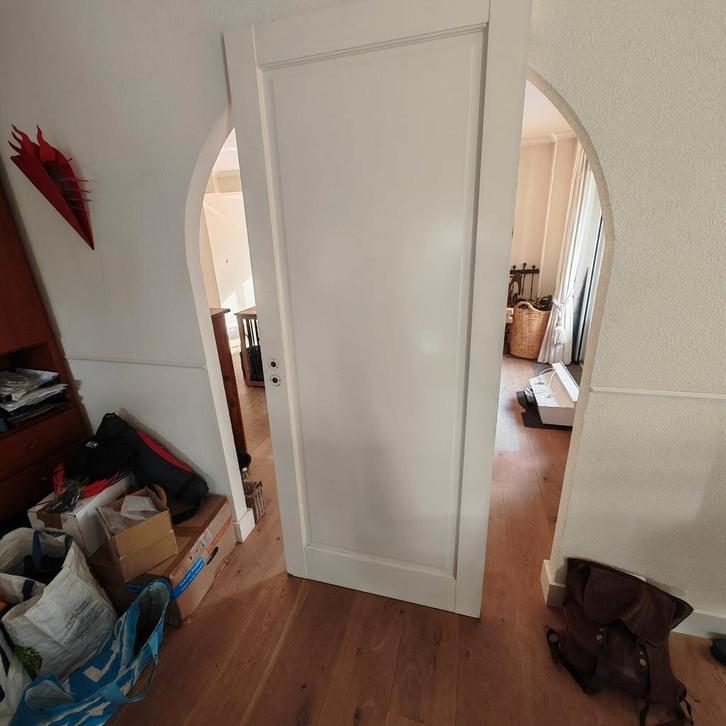 3 Massieve Paneeldeuren - Stomp 211,5x83, Doe-het-zelf en Verbouw, Deuren en Horren, Gebruikt, Binnendeur, 200 tot 215 cm, Ophalen