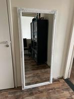 Grote spiegel met witte lijst te koop 72,5x162cm bxh, Ophalen of Verzenden, Zo goed als nieuw, 150 tot 200 cm, Rechthoekig