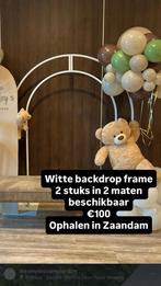Backdrop wit in twee maten beschikbaar, Ophalen, Zo goed als nieuw