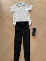 Paardrijkleding broek en polo mt 10/12, Dieren en Toebehoren, Paardrijkleding, Ophalen, Gebruikt