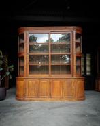 Prachtige eikenhouten winkelvitrine | Buffetkast #2043, Ophalen of Verzenden