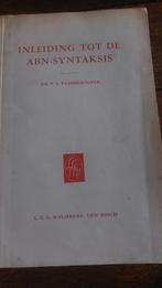 Inleiding tot de ABN-SYNTAKSIS - P.C. Paardekooper, Ophalen of Verzenden, Gelezen, Geesteswetenschap