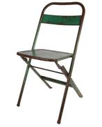 Bistro stoel recycle metaal retro inklapbaar, Info@edvonline.nl, Twee, Zwart, Nieuw