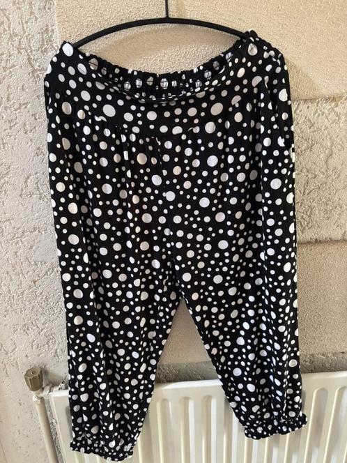 8015 aparte broek van ZHENZI - maat S (42/44), Kleding | Dames, Grote Maten, Nieuw, Broek of Spijkerbroek, Zwart, Verzenden