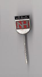 New Holland Tractor Van Driel en van Dorsten speldje, Verzamelen, Gebruikt, Niet vindbaar, Niet vindbaar, Speldje of Pin