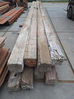 Lange hardhouten  groenhart  palen balken meerpalen  19x19cm, Tuin en Terras, Palen, Balken en Planken, Ophalen, Gebruikt, 250 cm of meer