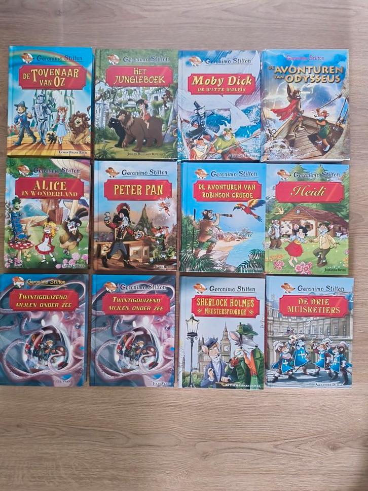 Geronimo Stilton boeken, Boeken, Kinderboeken | Jeugd | 10 tot 12 jaar, Zo goed als nieuw, Ophalen