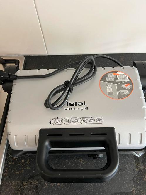 Tefal Minute Grill Contactgrill, Witgoed en Apparatuur, Contactgrills, Gebruikt, Uitneembare platen, Ophalen of Verzenden