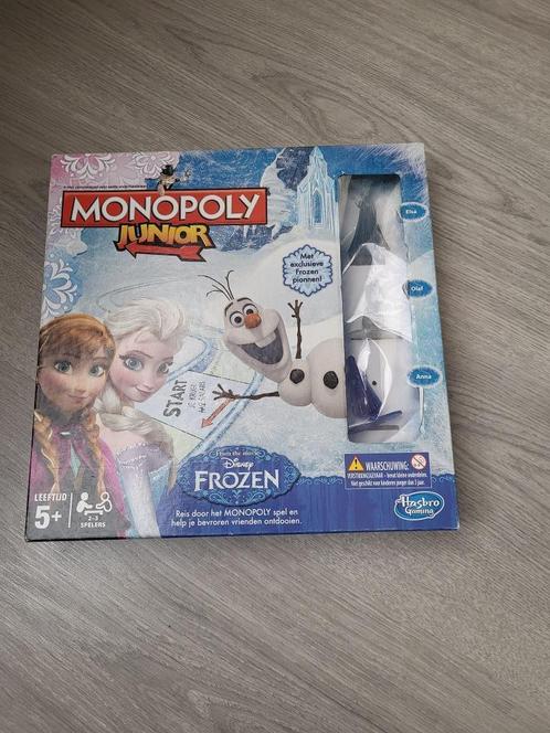 monopoly junior frozen, Hobby en Vrije tijd, Gezelschapsspellen | Bordspellen, Gebruikt, Ophalen of Verzenden