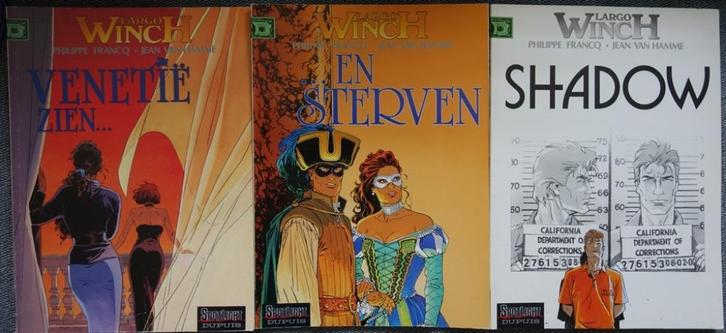 Largo Winch - delen 9, 10 (Venetie) en 12 (alle 1e druk), Boeken, Stripboeken, Gelezen, Meerdere stripboeken, Ophalen of Verzenden