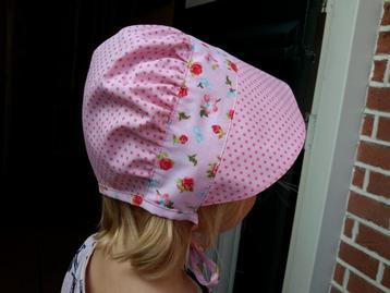 Zonnen hoedje baby Bonnet katoen.  beschikbaar voor biedingen