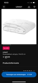 IKEA Peuter Dekbed 60x120, Ophalen, Jongetje of Meisje, Wit, Deken of Dekbed