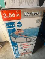 Zwembad 3,66 76cm met alles er bij behalve een pomp, Ophalen, Minder dan 80 cm, Rond, 300 cm of meer