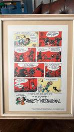Poster Guust Flater, Verzamelen, Stripfiguren, Ophalen, Plaatje, Poster of Sticker