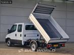Iveco Daily 35S16 Driezijdige Automaat Kipper Dubbel Cabine, Auto's, Bestelauto's, Automaat, Stof, Gebruikt, Euro 6