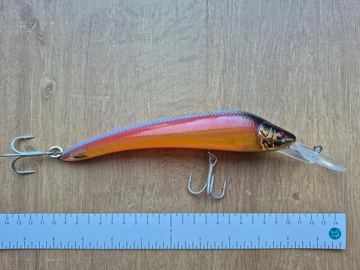 Nieuw; plug koolie minnow 190FL. Groot formaat kunstaas, Watersport en Boten, Hengelsport | Roofvissen, Zo goed als nieuw, Overige typen