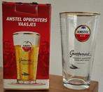 Glas Gerstemout Amstel Oprichters - NIEUW in doos, Verzamelen, Biermerken, Ophalen of Verzenden, Nieuw, Glas of Glazen, Amstel