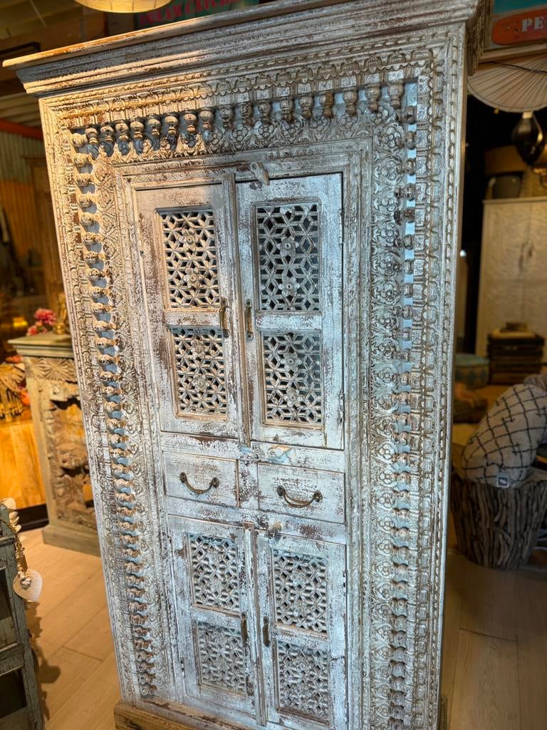 Gave India/Ibiza style kast, Huis en Inrichting, Kasten | Buffetkasten, Ophalen, Nieuw, 25 tot 50 cm
