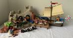 Playmobilset Soldatenvesting+boot+kanon: 5139/5140/5141/4127, Ophalen of Verzenden, Zo goed als nieuw, Complete set